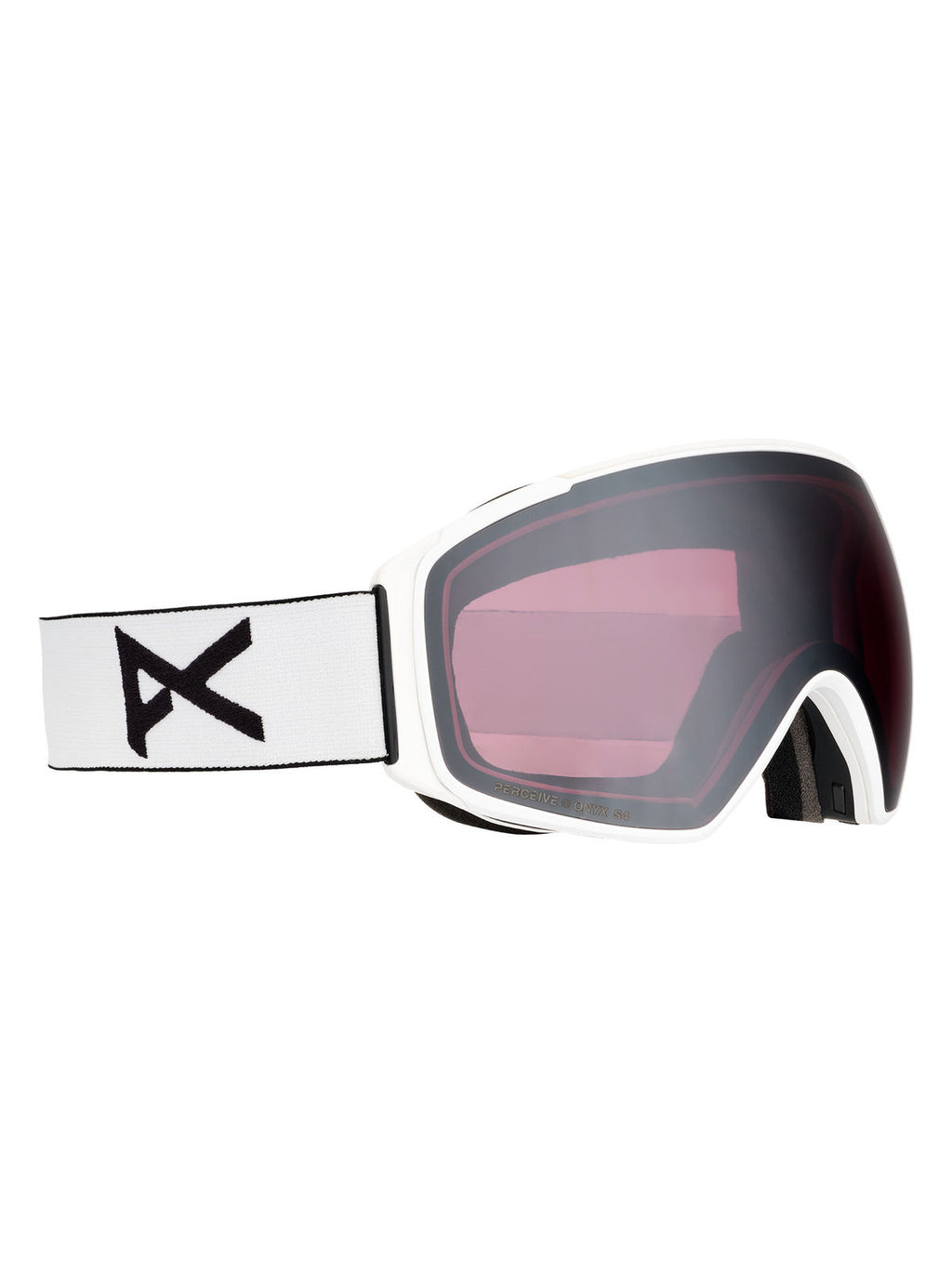 Anon M4S Goggles (Toric) + Bonus Lens + MFI Face Mask - White / Perceive Sunny Onyx - Anon Magnatech Goggle