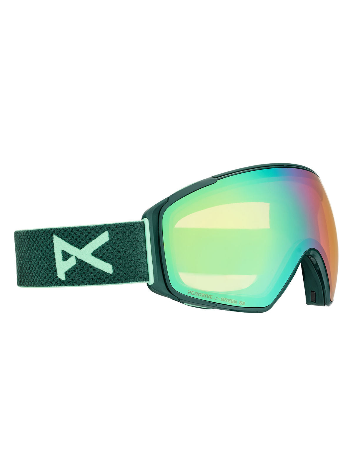 Anon M4S Goggles (Toric) + Bonus Lens + MFI Face Mask - Brunswick Green / Perceive Variable Green - Anon Magnatech Goggle