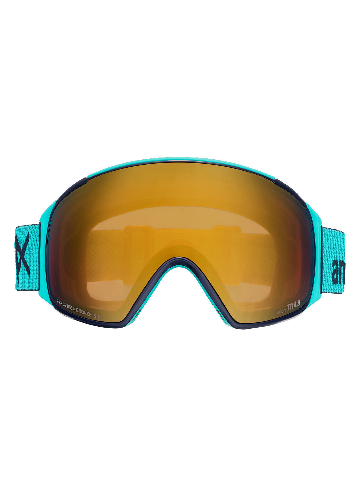 Anon M4S Goggles (Toric) + Bonus Lens + MFI Face Mask - Marine / Perceive Sunny Bronze - Anon Magnatech Goggle - alternate view 2