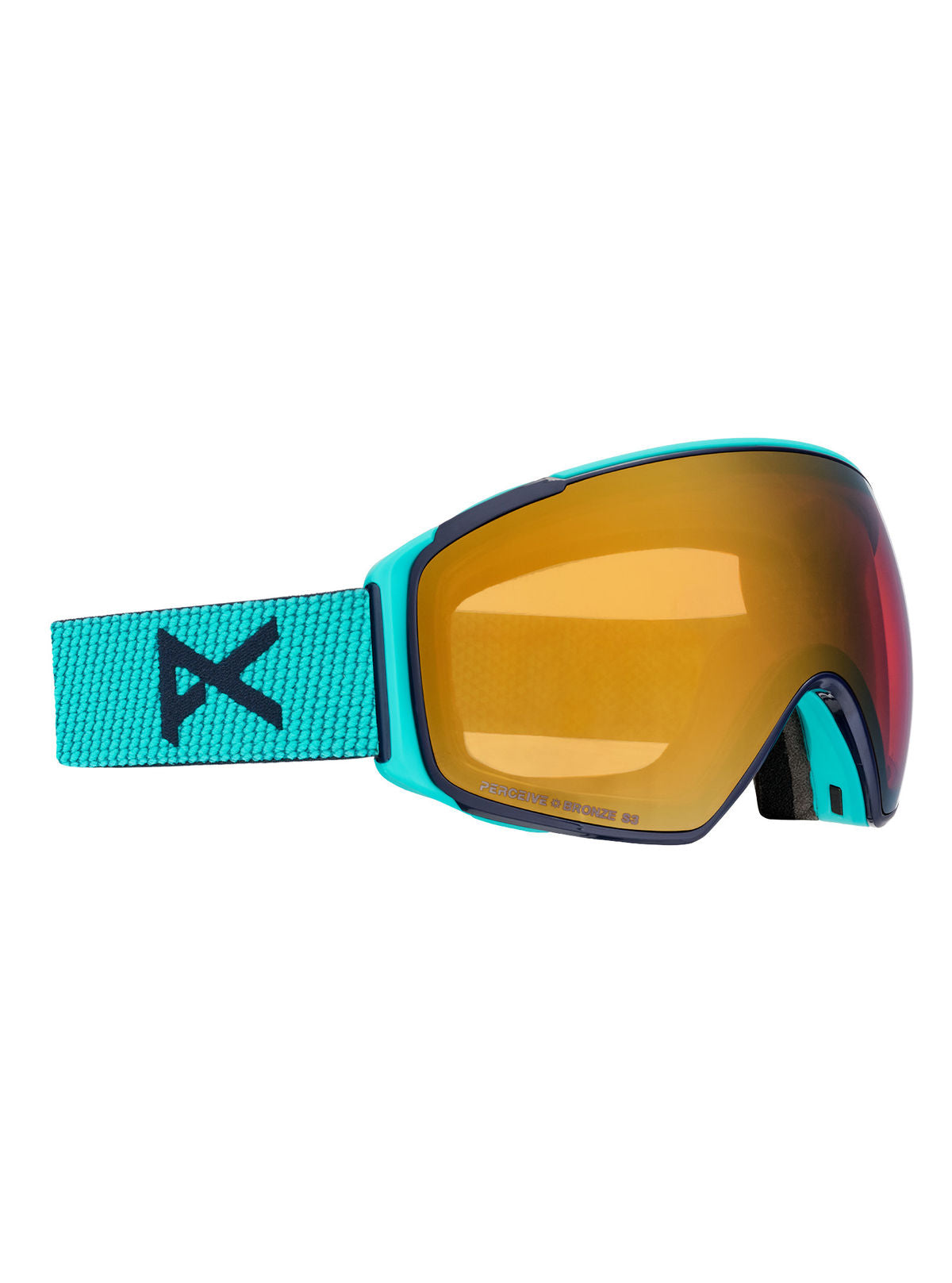 Anon M4S Goggles (Toric) + Bonus Lens + MFI Face Mask - Marine / Perceive Sunny Bronze - Anon Magnatech Goggle