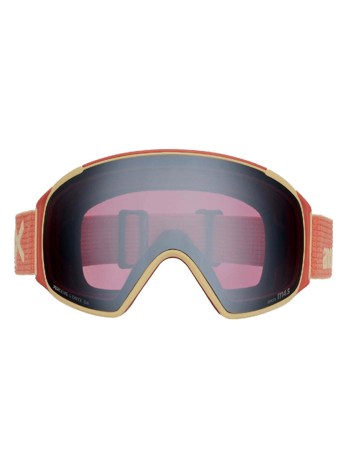 Anon M4S Goggles (Toric) + Bonus Lens + MFI Face Mask - Terracotta / Perceive Sunny Onyx - Anon Magnatech Goggle - alternate view 2