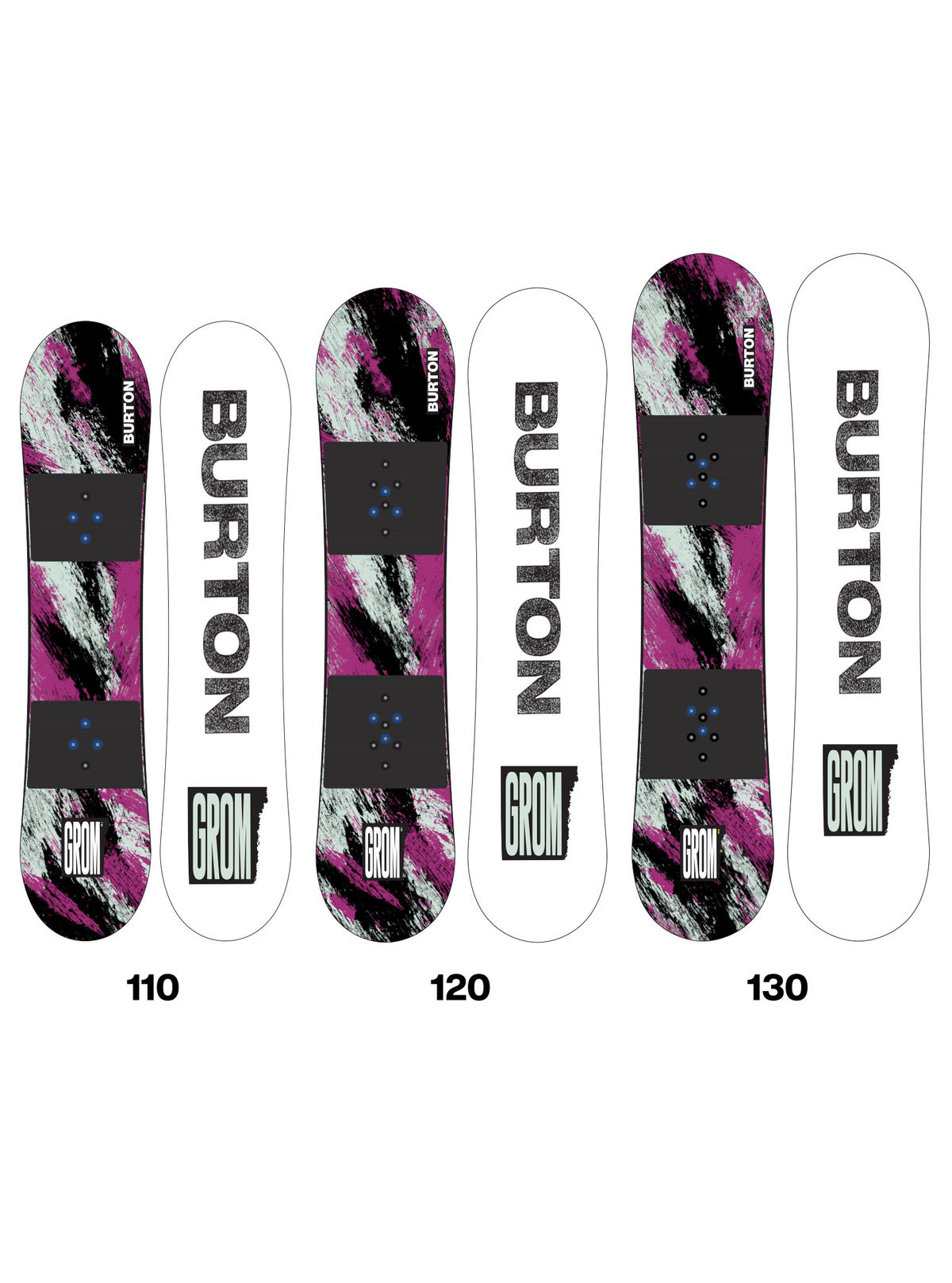 Kids' Burton Grom Flat Top Snowboard - Default Title - Burton All Mountain