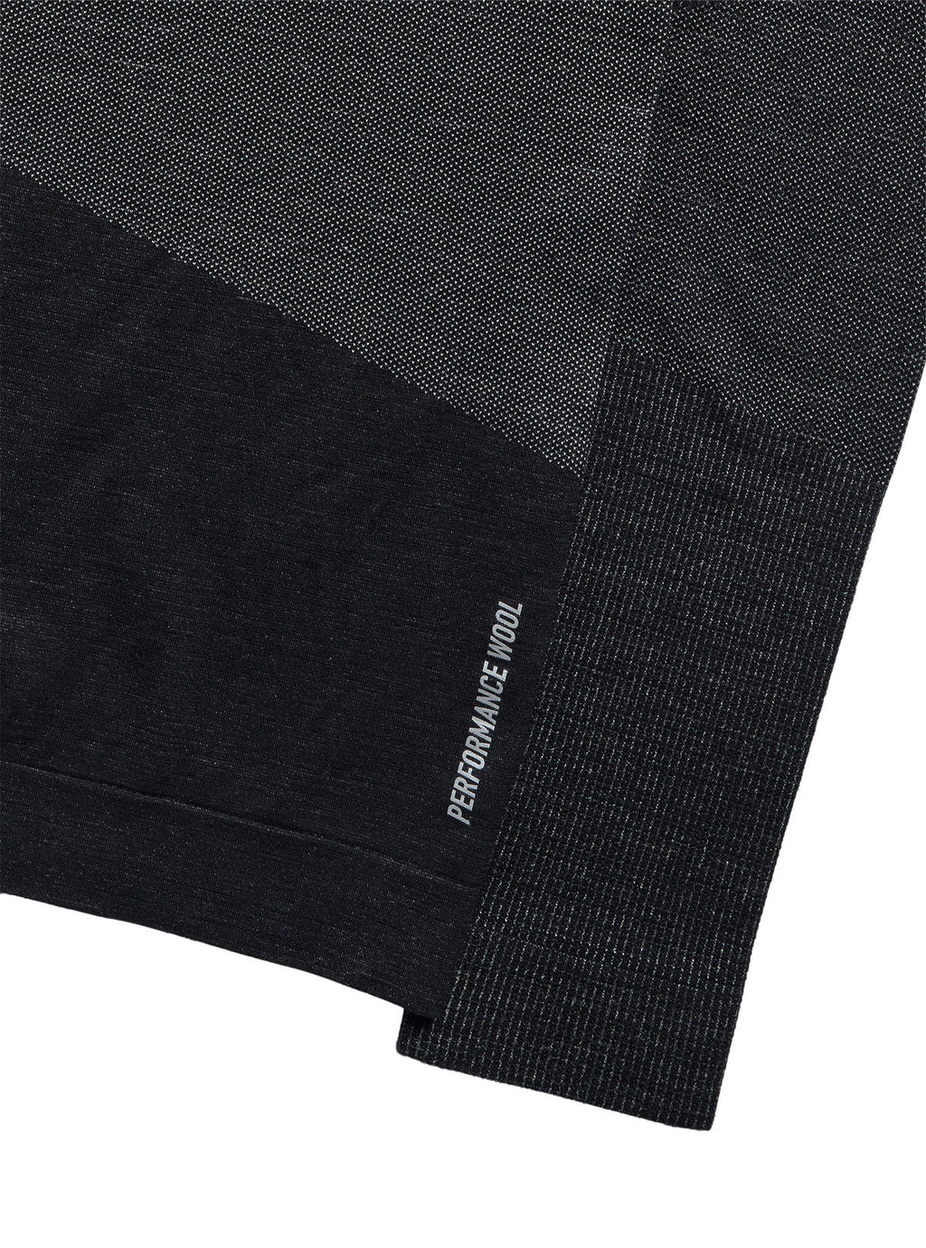 Men's Burton [ak] Slokar Merino Base Layer Crewneck - True Black/Gray Cloud - Burton Crew Neck Base - alternate view 3