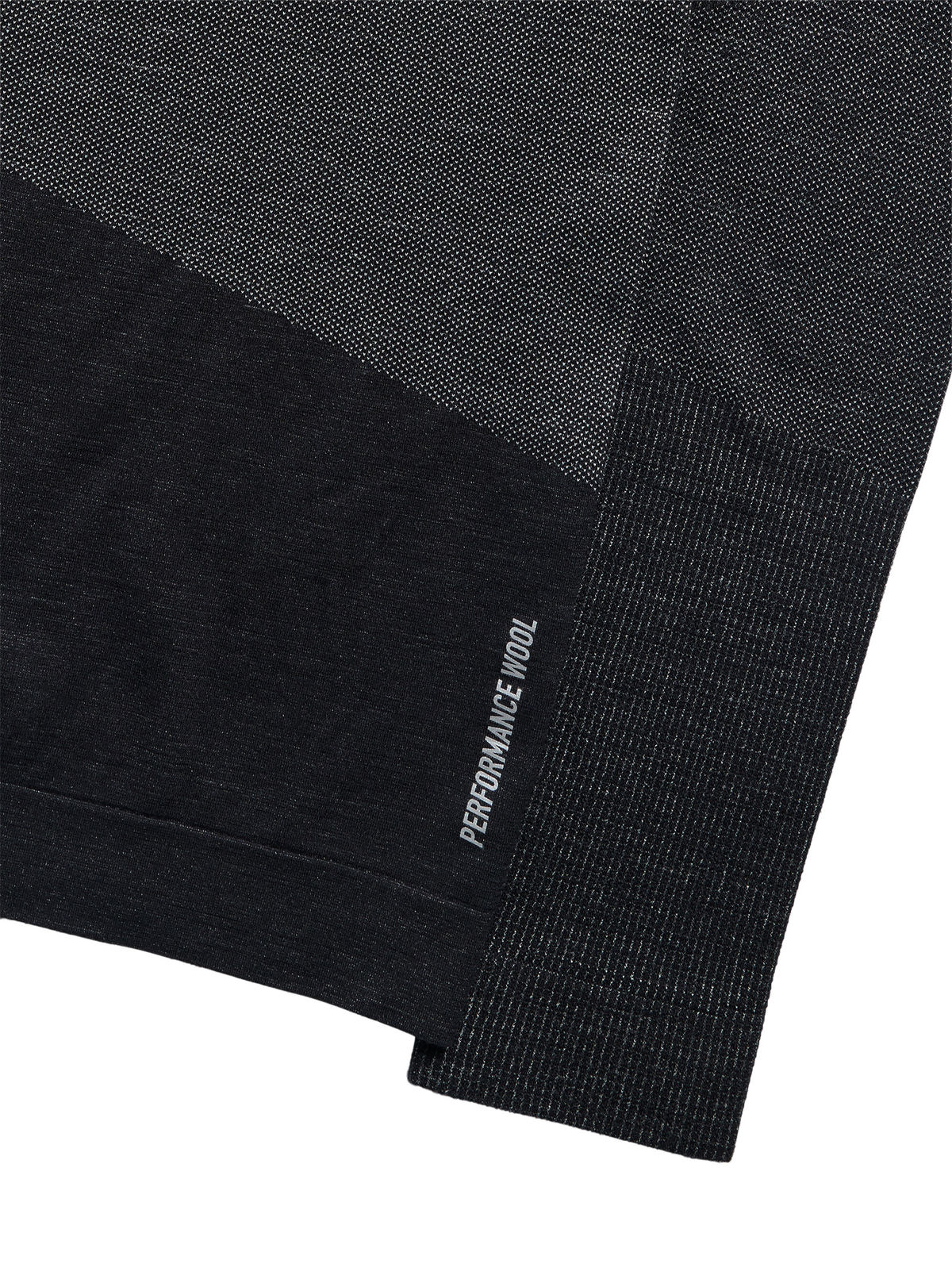 Men's Burton [ak] Slokar Merino Base Layer Crewneck - True Black/Gray Cloud - Burton Crew Neck Base - alternate view 3