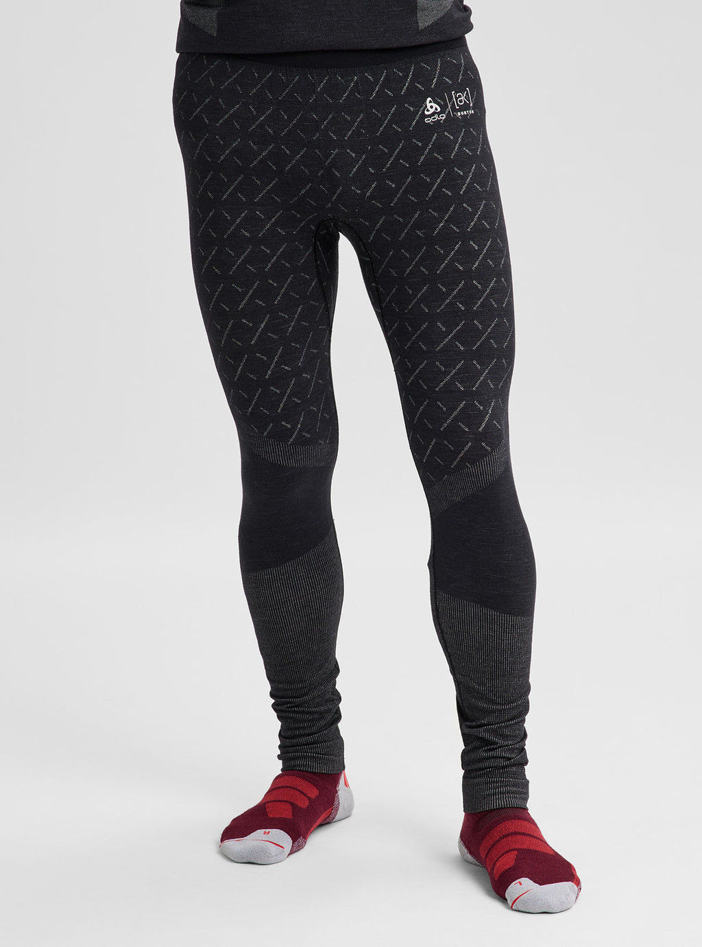 Men's Burton [ak] Slokar Merino Base Layer Pants - True Black/Gray Cloud - Burton Pants Base - alternate view 4