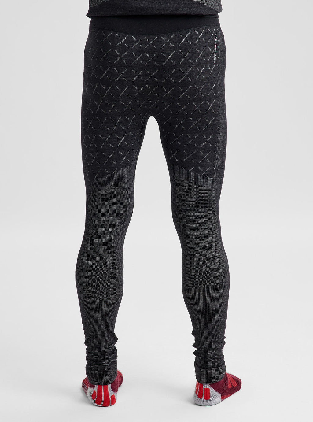 Men's Burton [ak] Slokar Merino Base Layer Pants - True Black/Gray Cloud - Burton Pants Base - alternate view 5