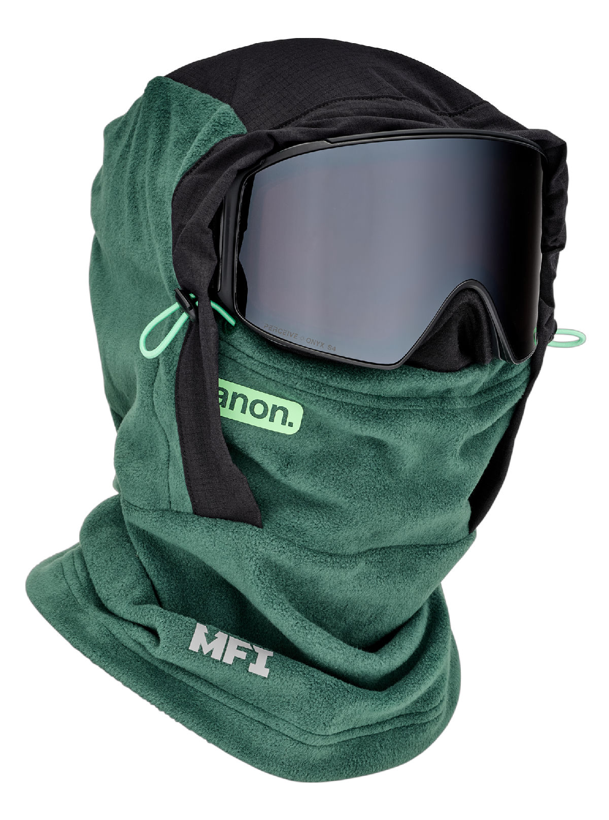 Anon MFI Fleece Helmet Hood - Brunswick Green - Anon Neckwear