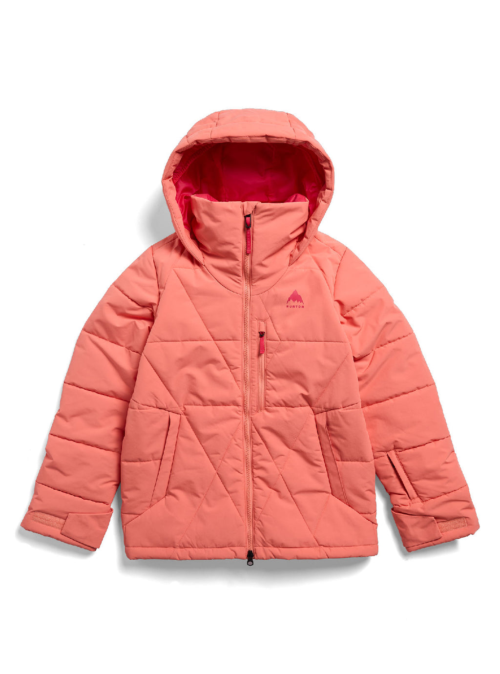 Kids' Burton Spindal 2L Jacket - Peach Echo - Burton Jacket Outerwear