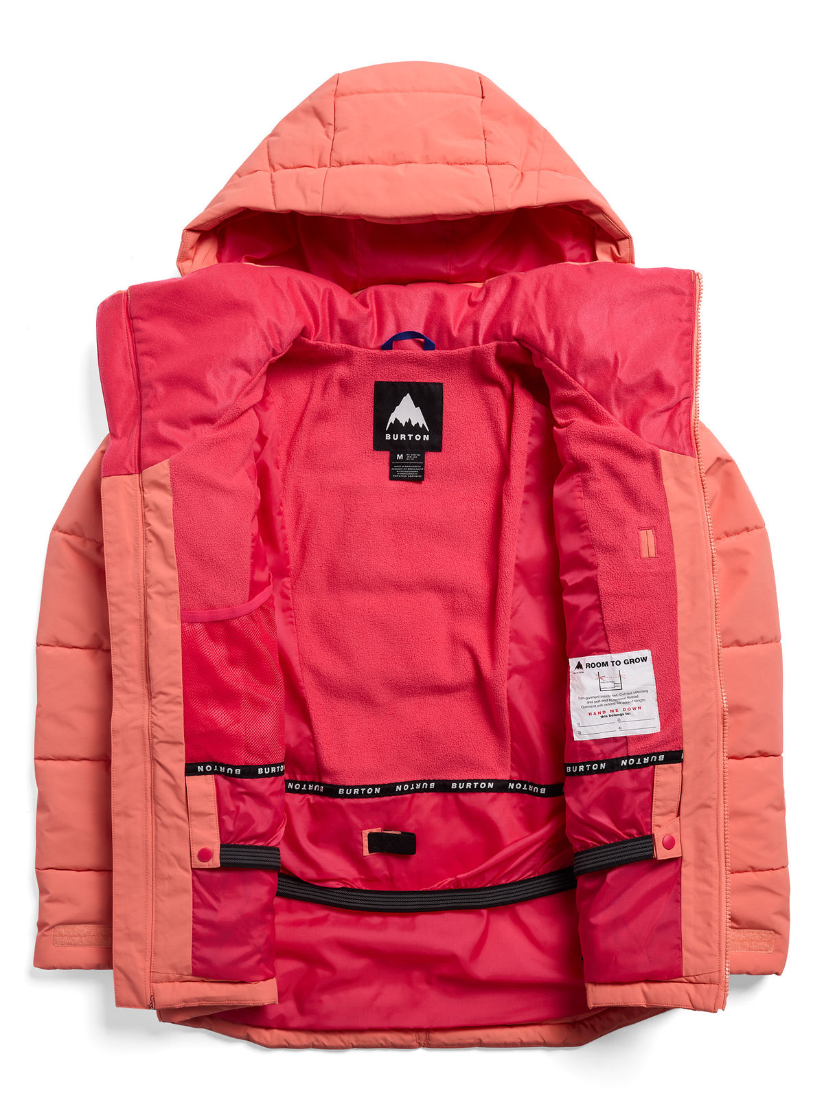 Kids' Burton Spindal 2L Jacket - Peach Echo - Burton Jacket Outerwear - alternate view 7