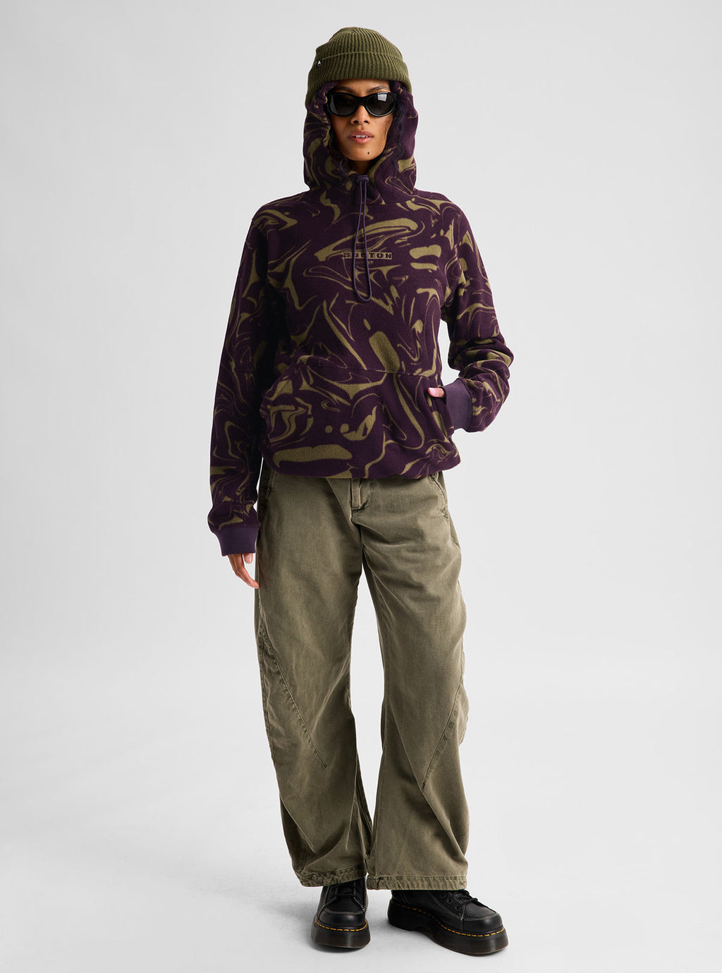 Burton Cinder Pullover Hoodie - Liquid Bear Hug - Burton Pullover Hoodie Apparel - alternate view 6