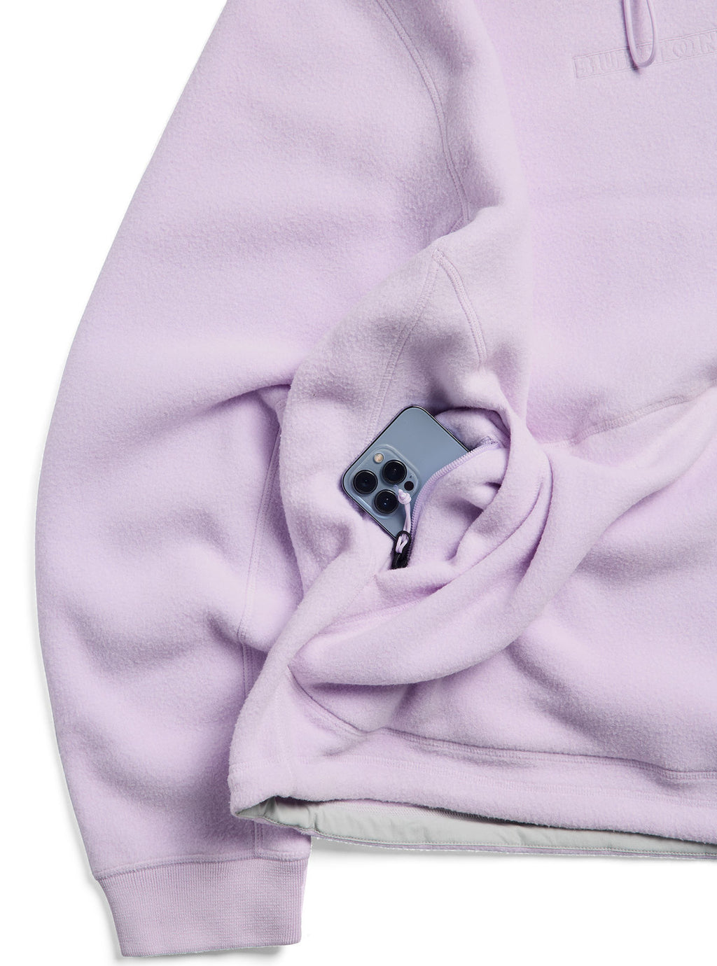Burton Cinder Pullover Hoodie - Moondust Purple - Burton Pullover Hoodie Apparel - alternate view 2