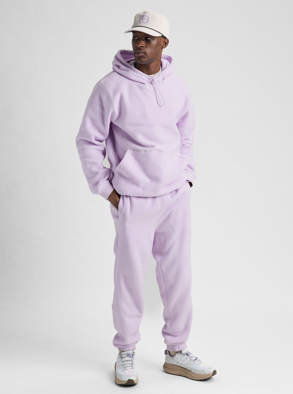 Burton Cinder Pullover Hoodie - Moondust Purple - Burton Pullover Hoodie Apparel - alternate view 3