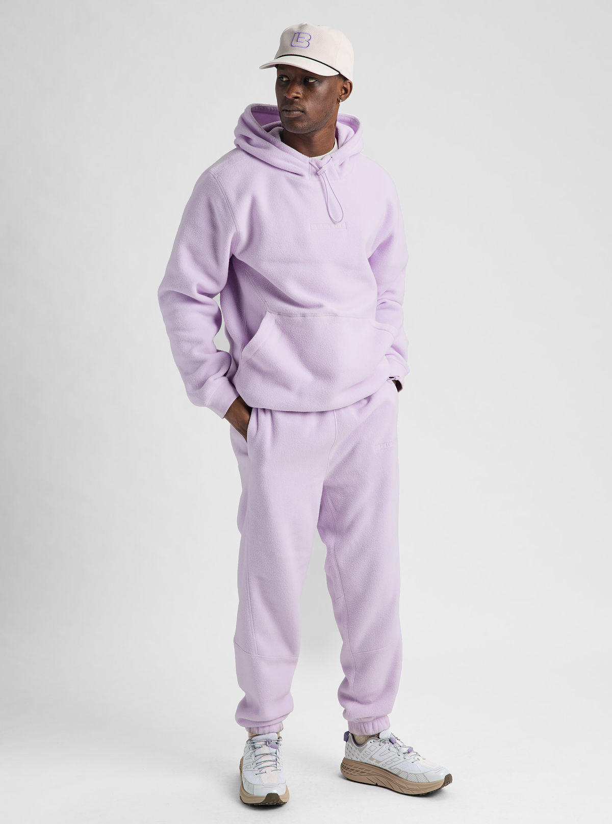 Burton Cinder Pullover Hoodie - Moondust Purple - Burton Pullover Hoodie Apparel - alternate view 3