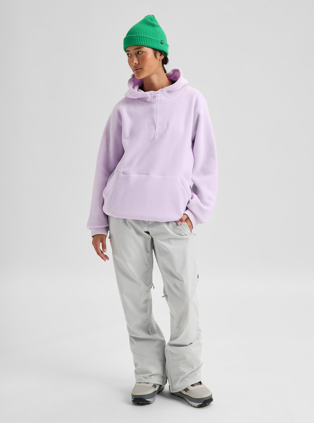 Burton Cinder Pullover Hoodie - Moondust Purple - Burton Pullover Hoodie Apparel - alternate view 6