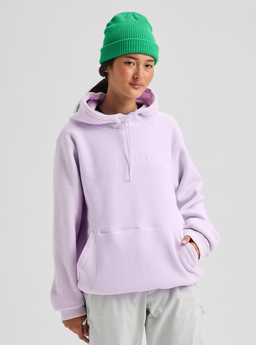 Burton Cinder Pullover Hoodie - Moondust Purple - Burton Pullover Hoodie Apparel - alternate view 7