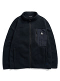 Men's Burton Cinder Full-Zip Fleece - True Black - Burton Full Zip Apparel