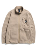 Men's Burton Cinder Full-Zip Fleece - Summit Taupe - Burton Full Zip Apparel
