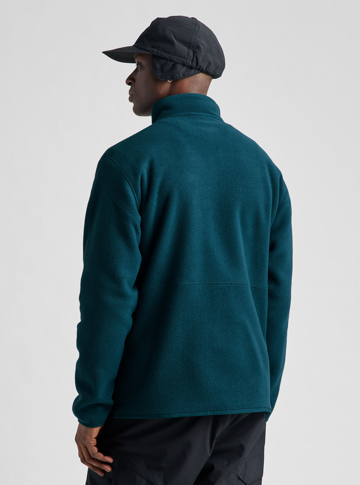 Men's Burton Cinder Full-Zip Fleece - Atlantic Teal - Burton Full Zip Apparel - alternate view 5