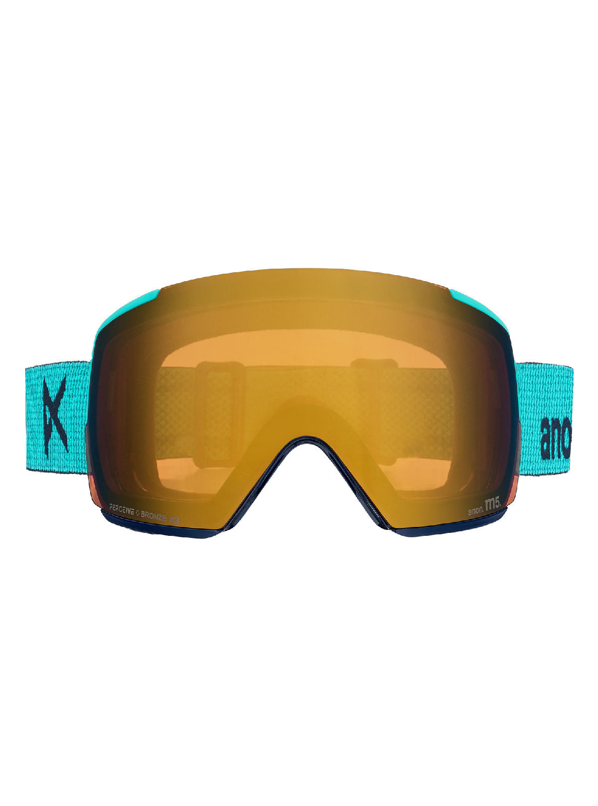 Anon M5 Goggles + Bonus Lens + MFI Face Mask - Marine / Perceive Sunny Bronze - Anon Magnatech Goggle - alternate view 2