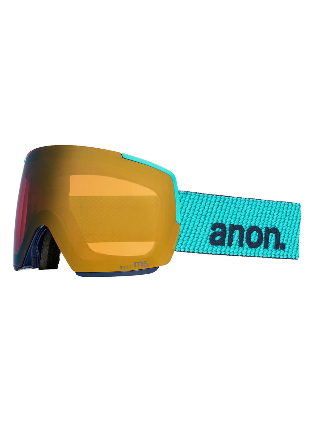 Anon M5 Goggles + Bonus Lens + MFI Face Mask - Marine / Perceive Sunny Bronze - Anon Magnatech Goggle - alternate view 3