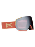 Anon M5 Goggles + Bonus Lens + MFI Face Mask - Terracotta / Perceive Sunny Onyx - Magnatech Goggle