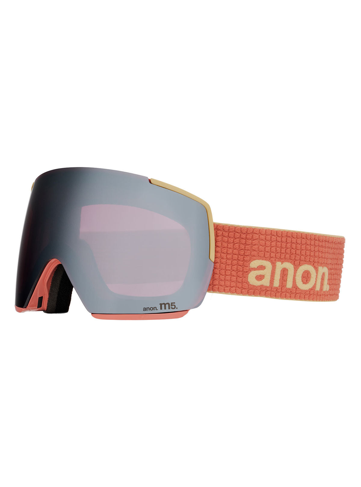 Anon M5 Goggles + Bonus Lens + MFI Face Mask - Terracotta / Perceive Sunny Onyx - Anon Magnatech Goggle - alternate view 3
