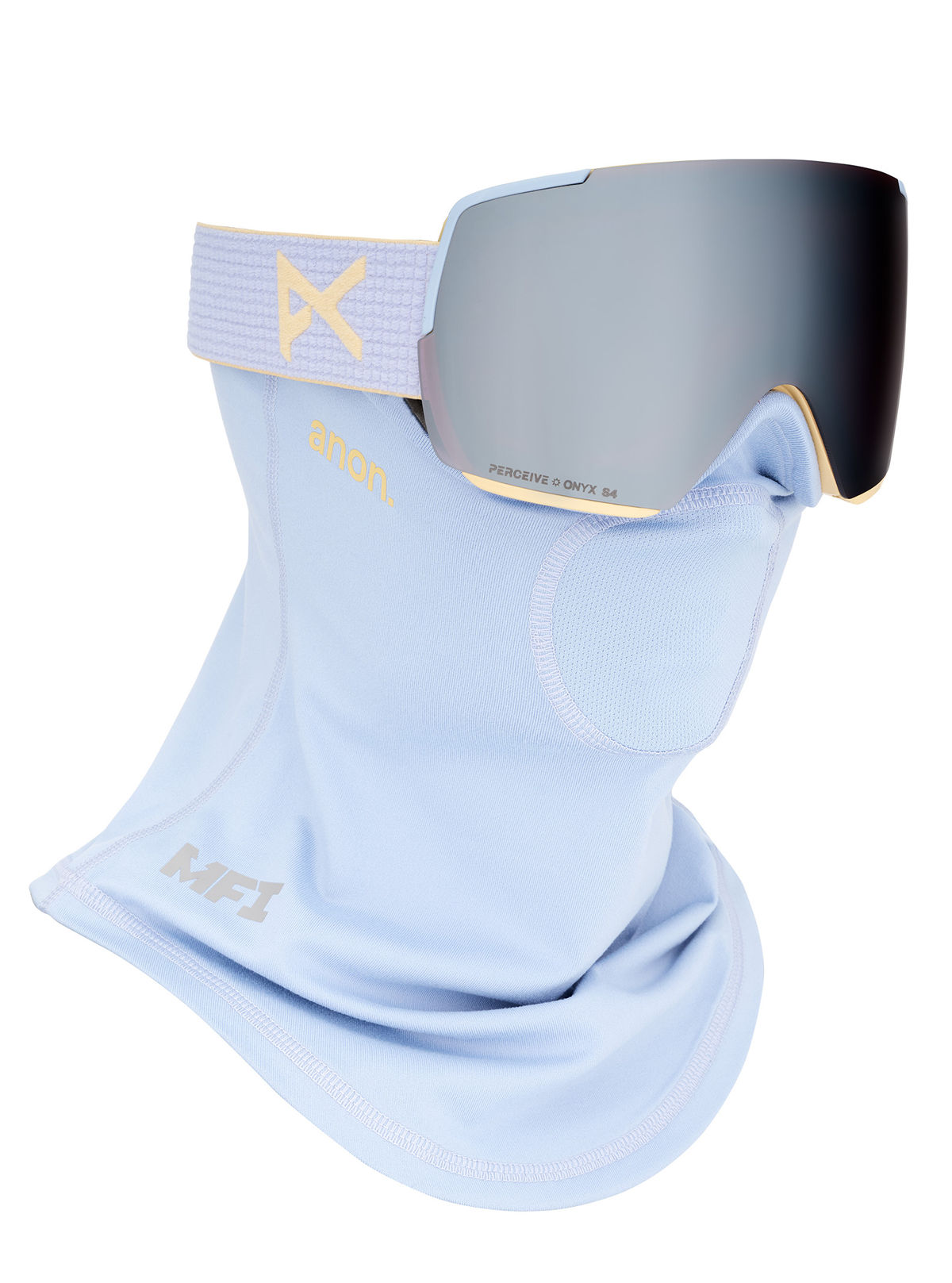 Anon M5S Goggles + Bonus Lens + MFI Face Mask - Airstream Blue / Perceive Sunny Onyx - Anon Magnatech Goggle - alternate view 5