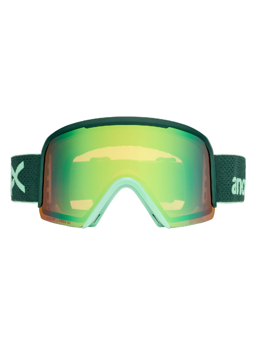 Anon Nesa Goggles + Bonus Lens + MFI Face Mask - Brunswick Green / Perceive Variable Green - Anon Traditional Goggle - alternate view 2