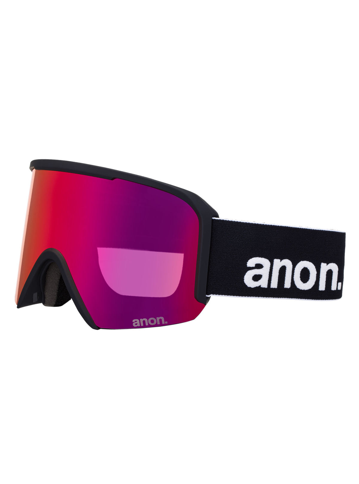 Anon Nesa Goggles + Bonus Lens + MFI Face Mask - Black / Perceive Sunny Red - Anon Traditional Goggle - alternate view 3