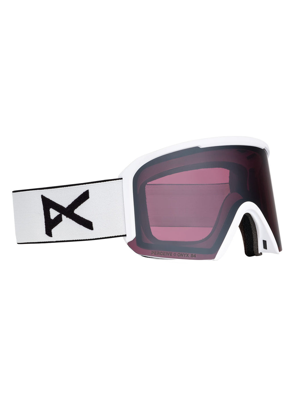 Anon Nesa Goggles + Bonus Lens + MFI Face Mask - White / Perceive Sunny Onyx - Anon Traditional Goggle