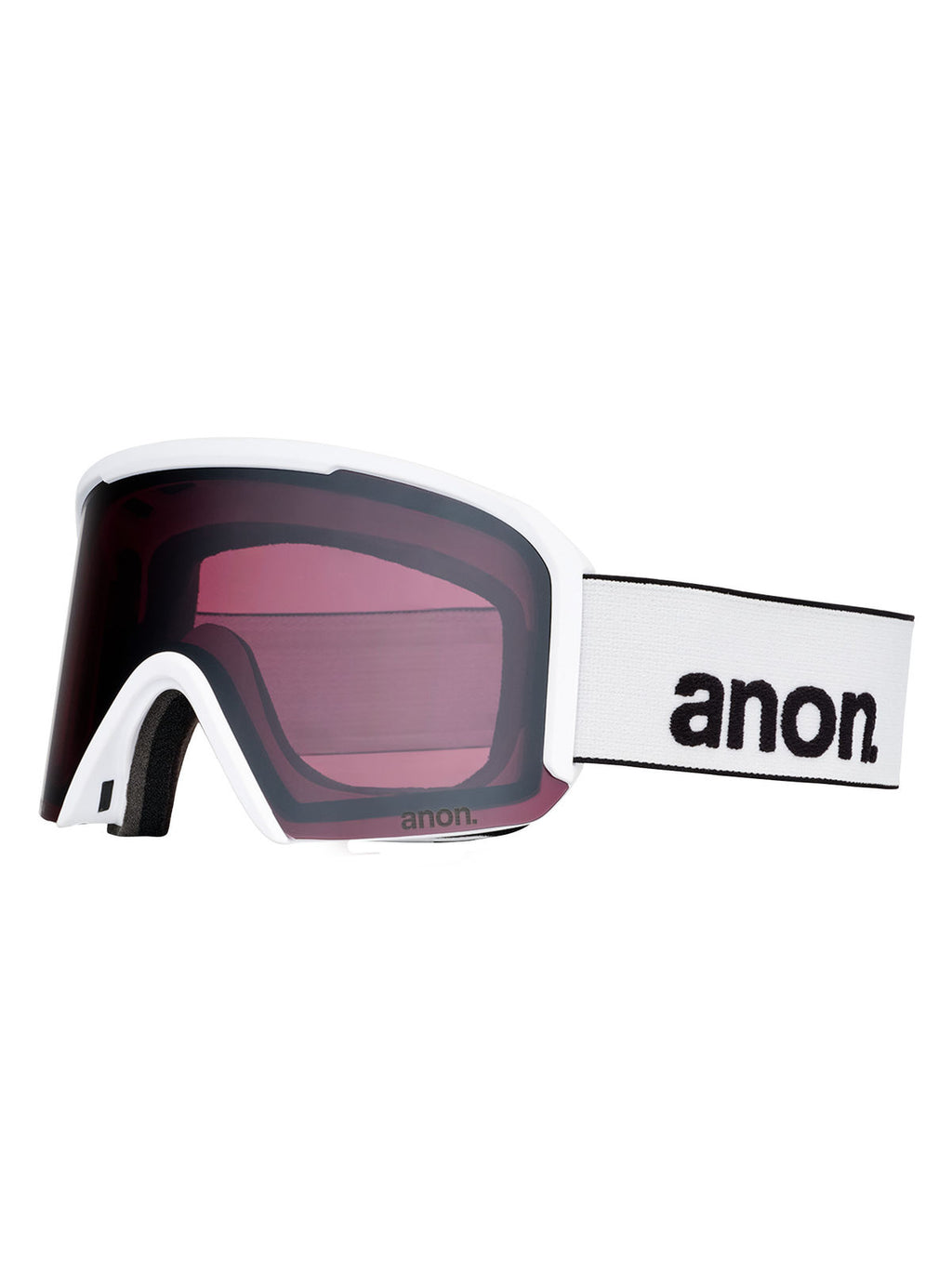 Anon Nesa Goggles + Bonus Lens + MFI Face Mask - White / Perceive Sunny Onyx - Anon Traditional Goggle - alternate view 3