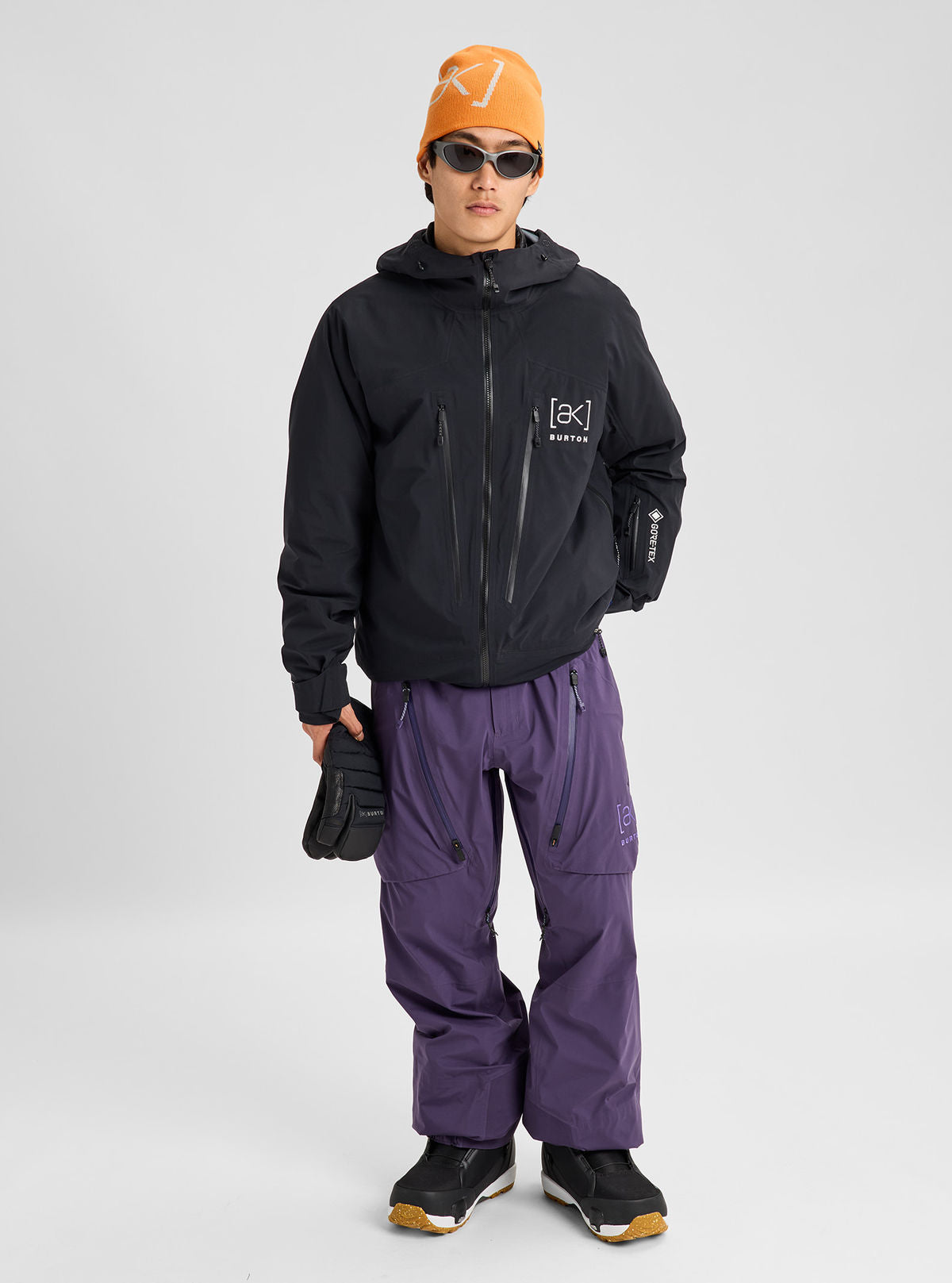 Men's Burton [ak] Tuvak GORE-TEX C-Knit 3L Jacket - True Black - Burton Jacket Outerwear - alternate view 2