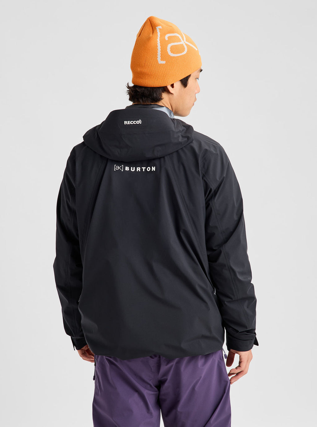 Men's Burton [ak] Tuvak GORE-TEX C-Knit 3L Jacket - True Black - Burton Jacket Outerwear - alternate view 4