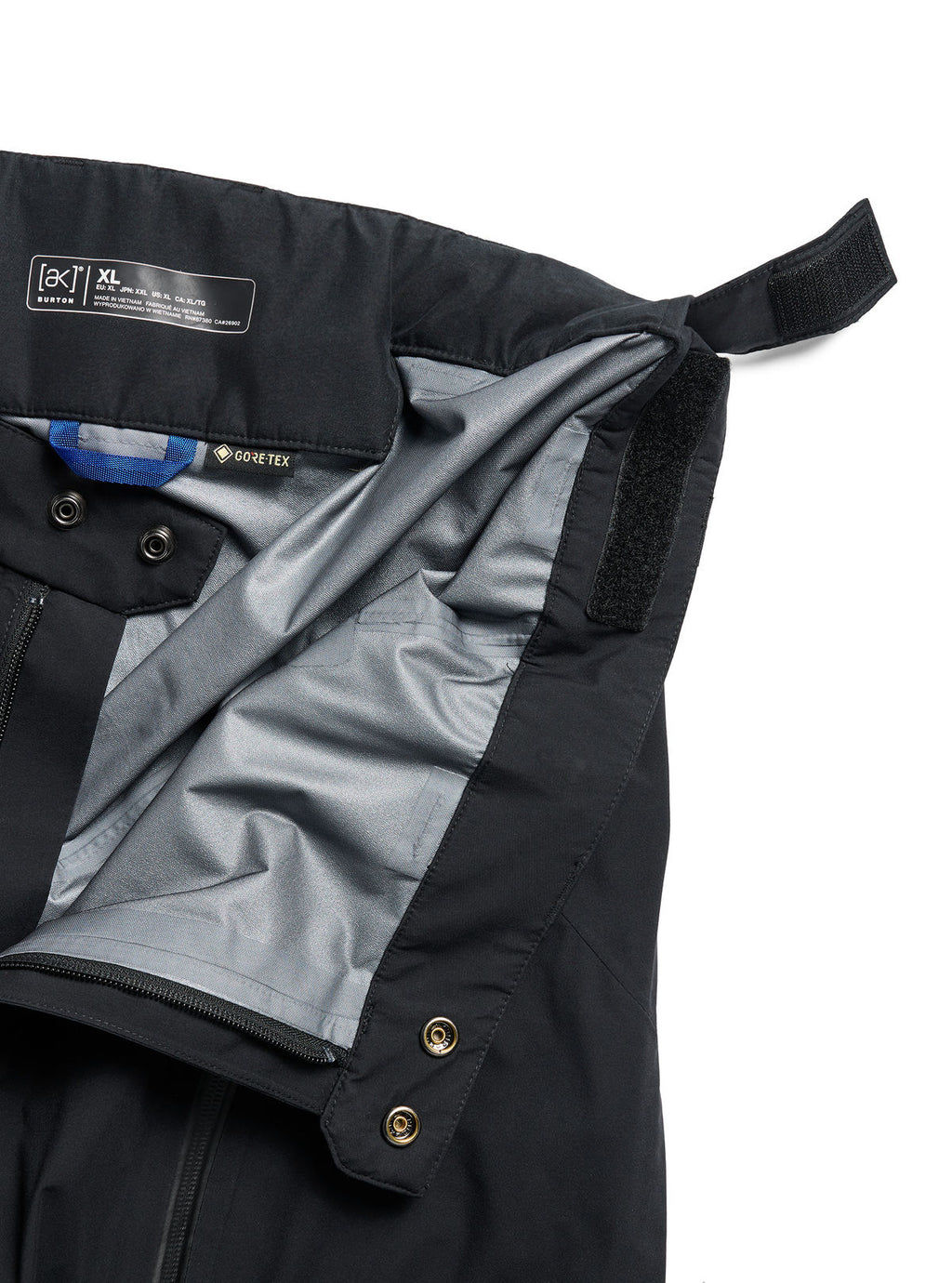 Men's Burton [ak] Tuvak GORE-TEX C-Knit 3L Pants - True Black - Burton Pants Outerwear - alternate view 7