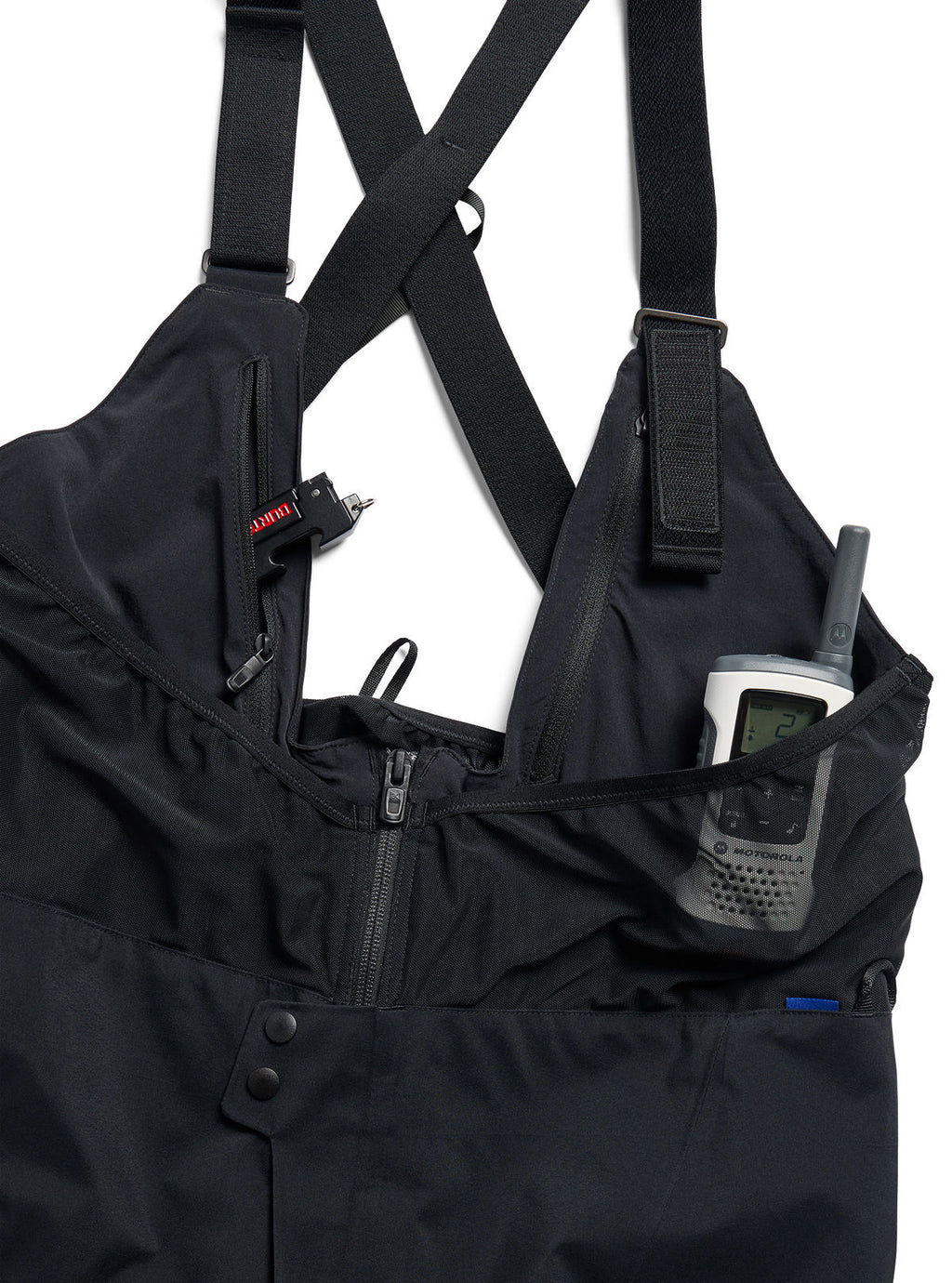 Men's Burton [ak] Acamar GORE-TEX PRO 3L Bib Pants - True Black - Burton Bibs Outerwear - alternate view 6