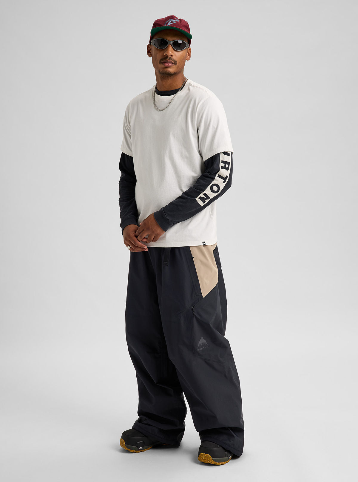 Burton Futuretrust 3L Pants - True Black/Summit Taupe - Burton Pants Outerwear - alternate view 2