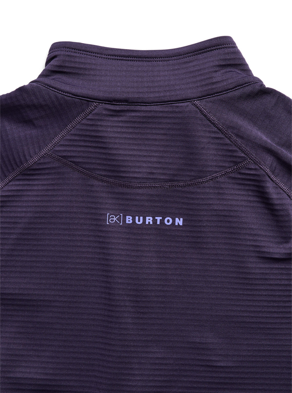 Men's Burton [ak] Helium Grid Fleece Half-Zip - Nightshade Purple - Burton Quarter Pullover Mid - alternate view 6