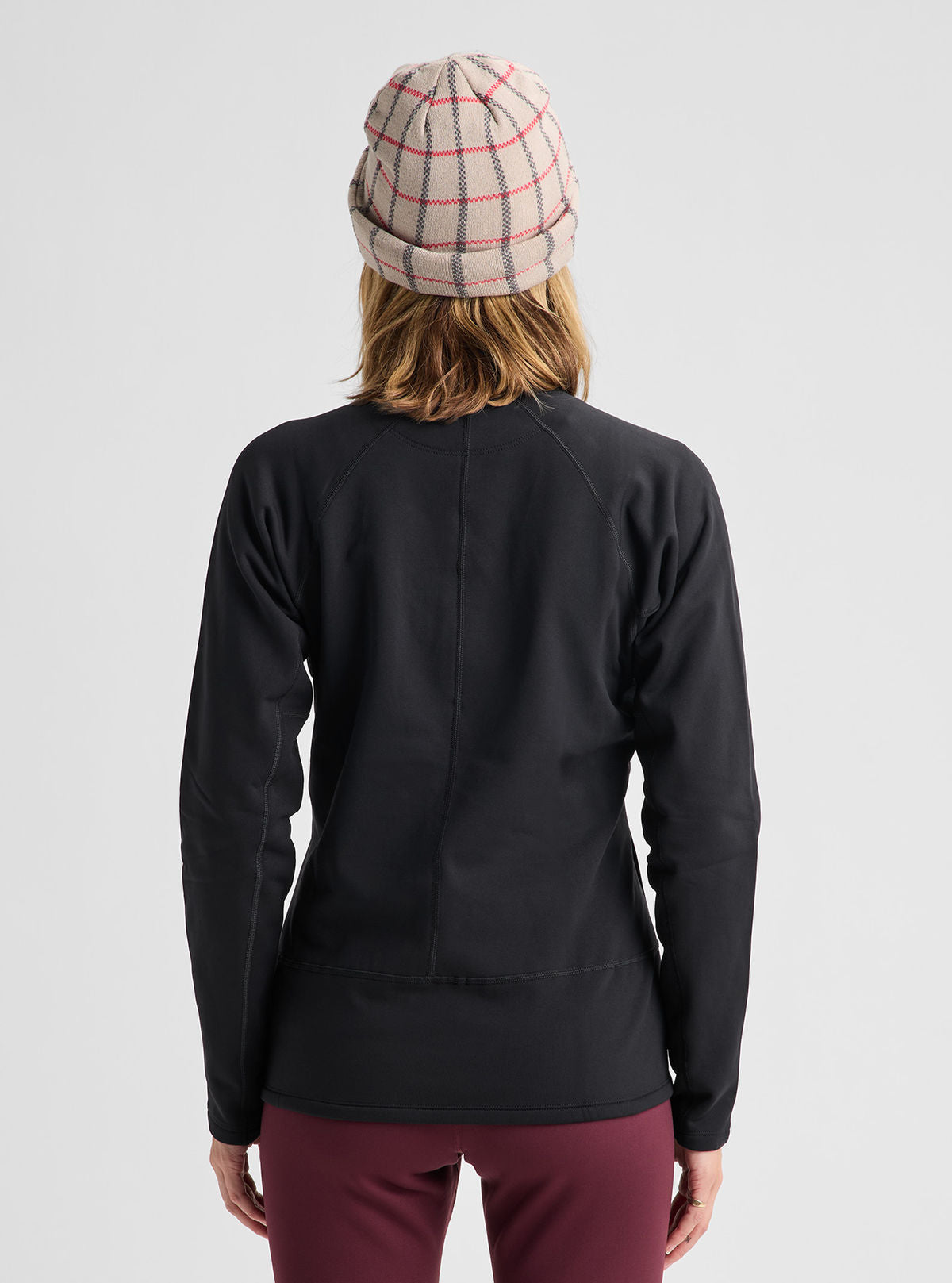 Women's Burton [ak] Baker Stretch Fleece Full-Zip - True Black - Burton Jacket Mid - alternate view 4