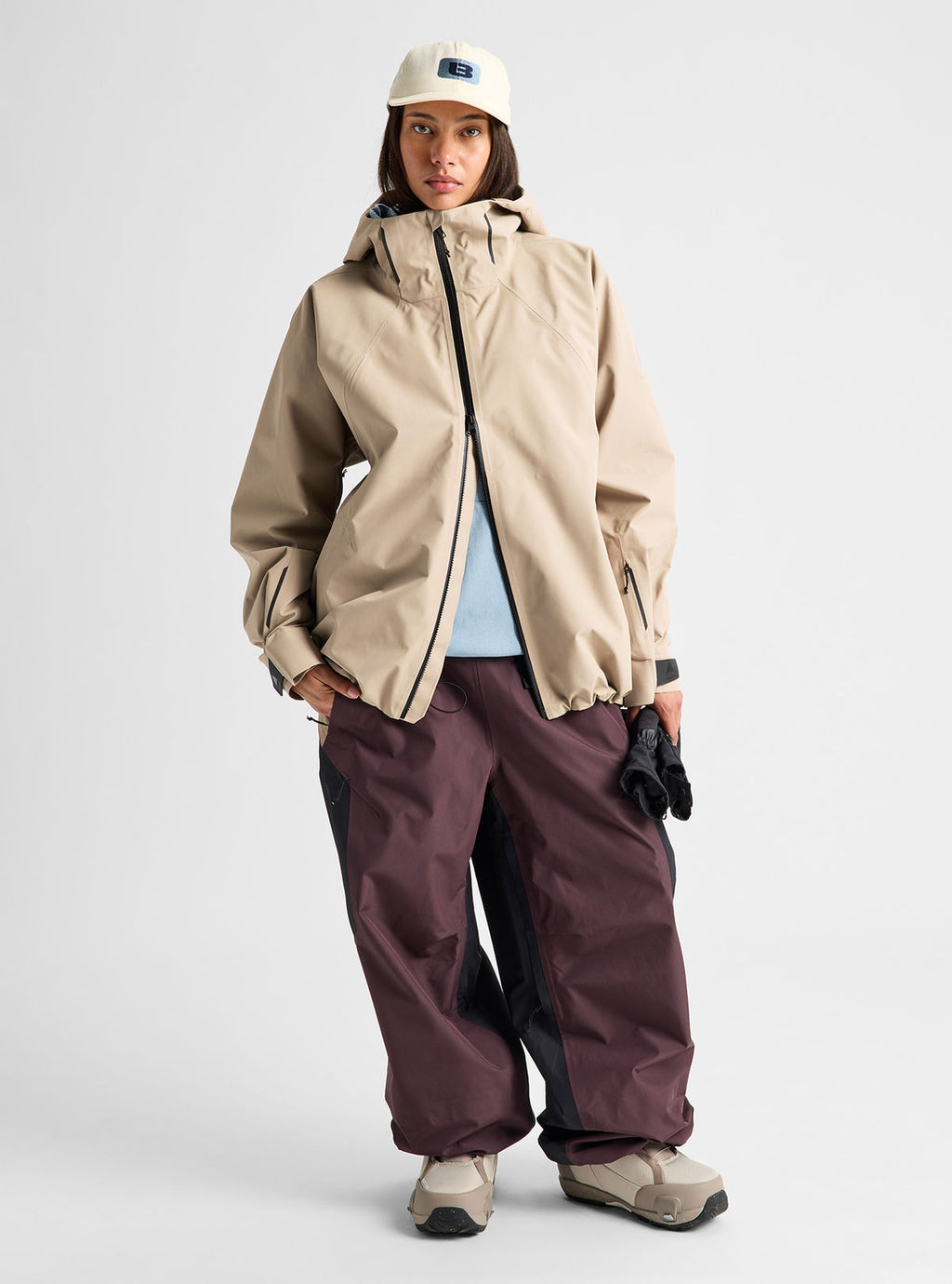 Burton Futuretrust 3L Jacket - Summit Taupe - Burton Jacket Outerwear - alternate view 9