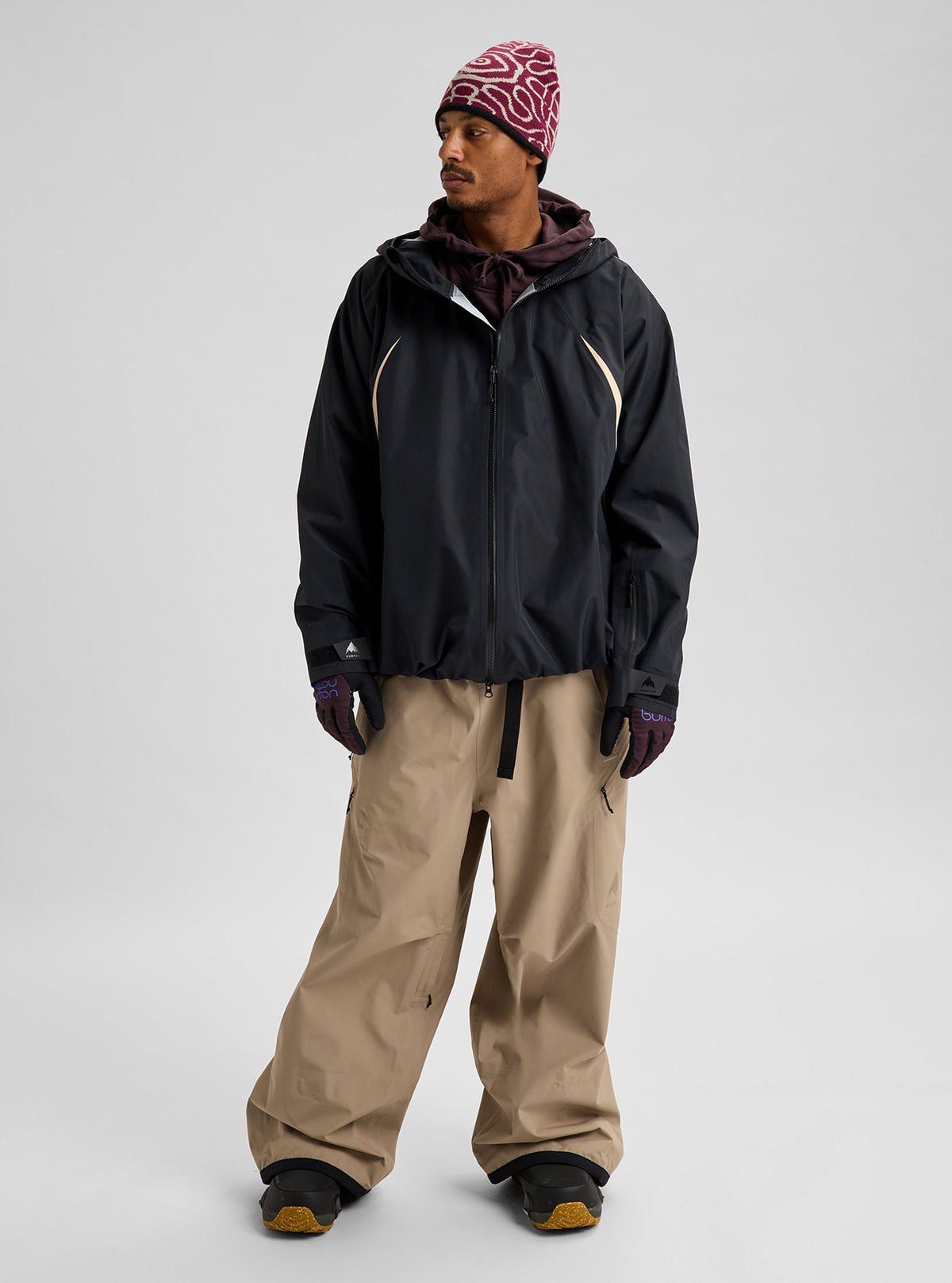 Burton Futuretrust 3L Jacket - True Black / Summit Taupe - Burton Jacket Outerwear - alternate view 2