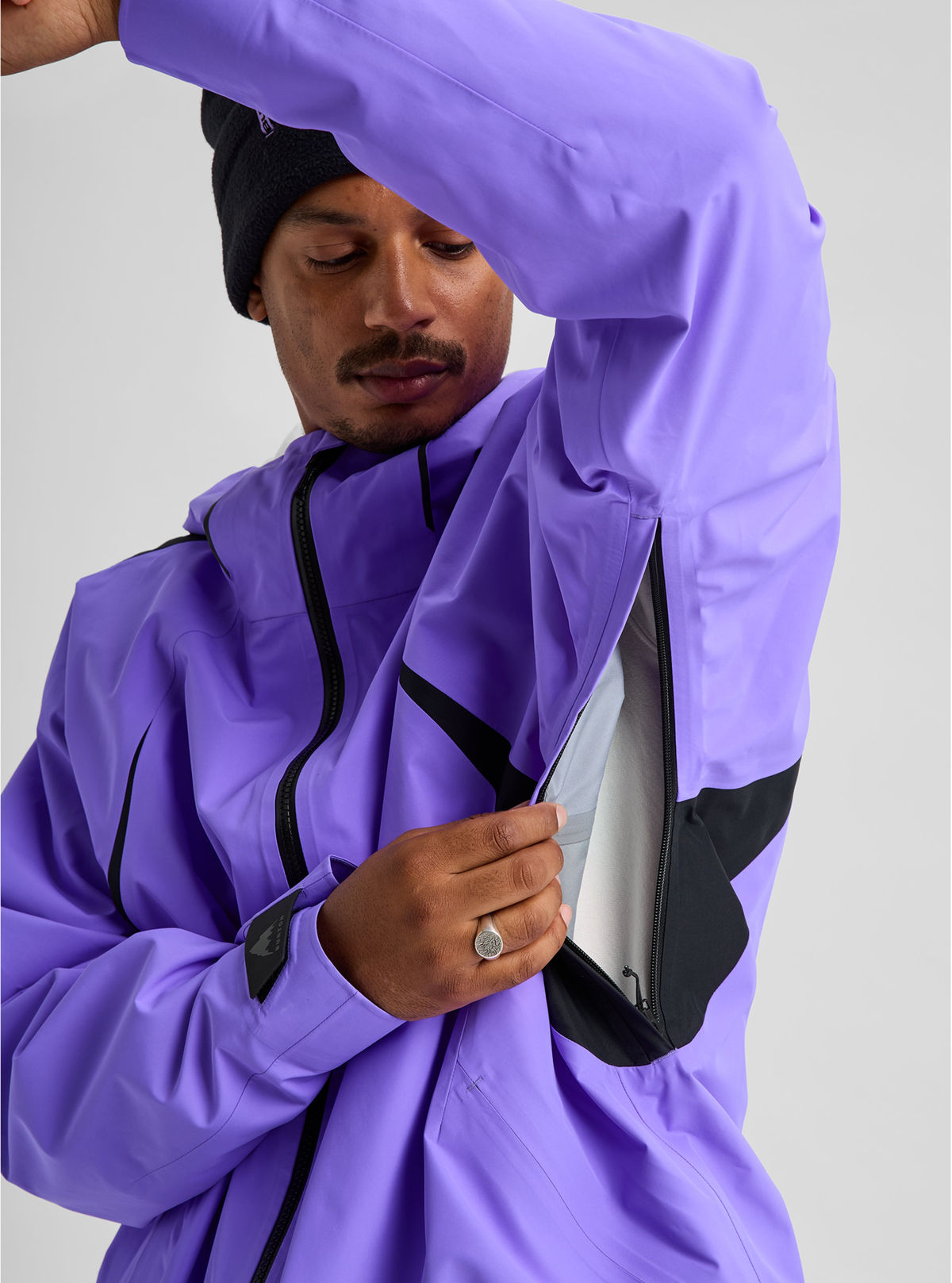 Burton Futuretrust 3L Jacket - Purple Voltage/True Black - Burton Jacket Outerwear - alternate view 13