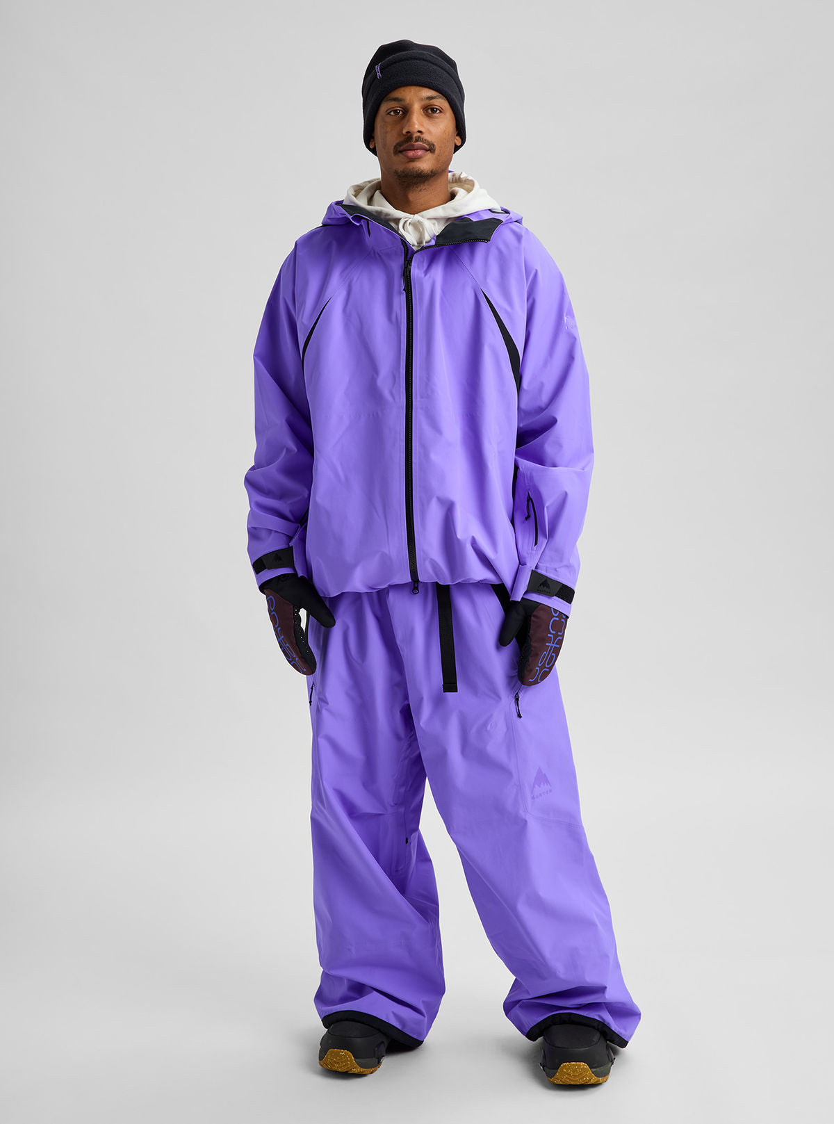 Burton Futuretrust 3L Jacket - Purple Voltage / True Black - Burton Jacket Outerwear - alternate view 2