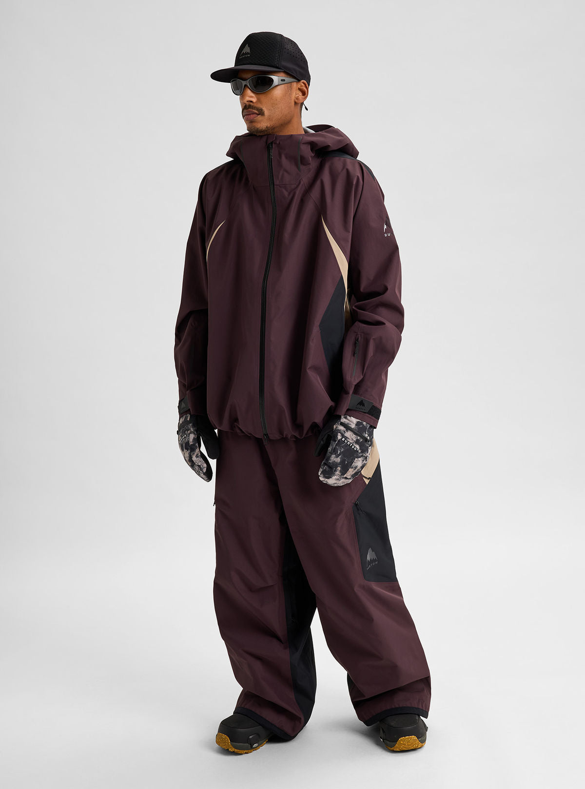 Burton Futuretrust 3L Jacket - Bear Hug Brown / True Black / Summit Taupe - Burton Jacket Outerwear - alternate view 2