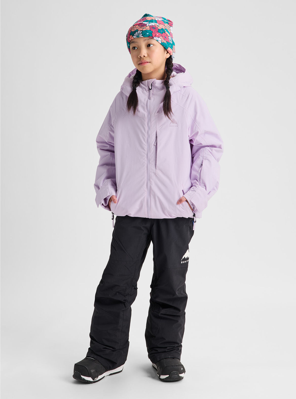 Kids' Burton Hillslope Jacket - Moondust Purple - Burton Jacket Outerwear - alternate view 2