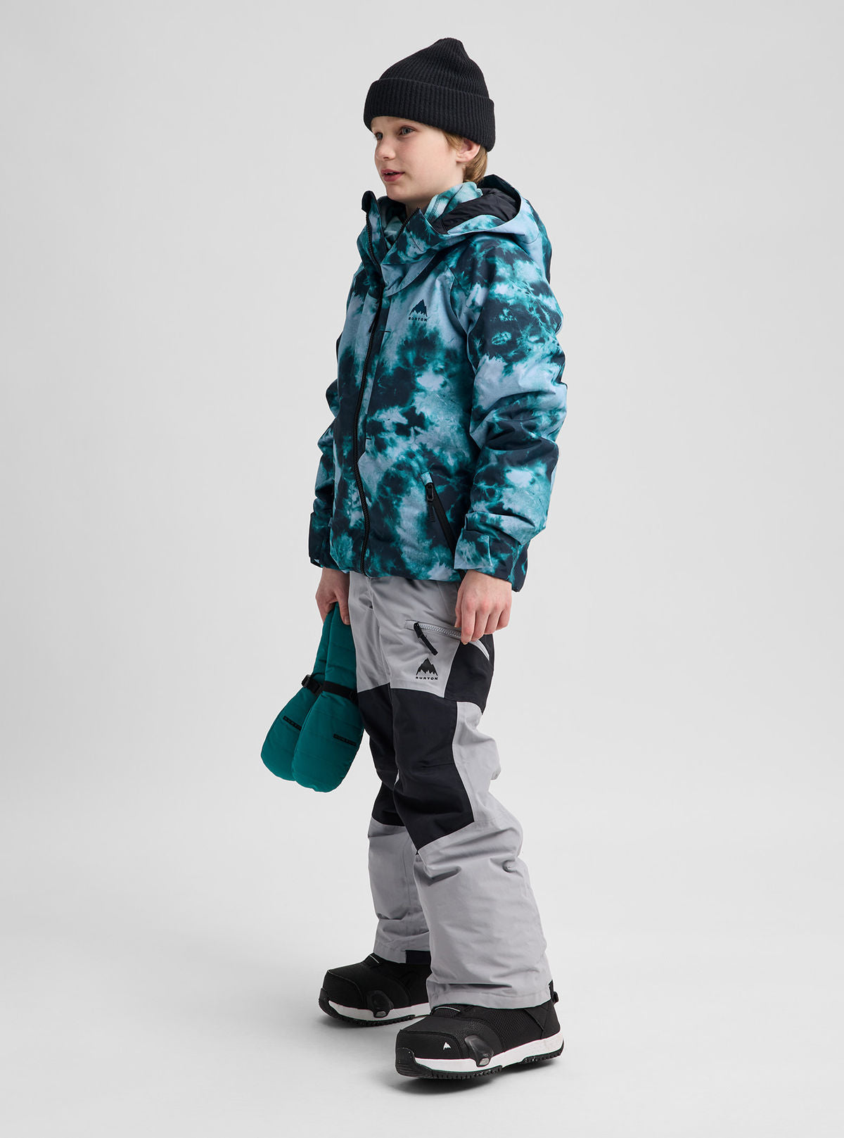 Kids' Burton Hillslope Jacket - Crumple Dye - Burton Jacket Outerwear - alternate view 2