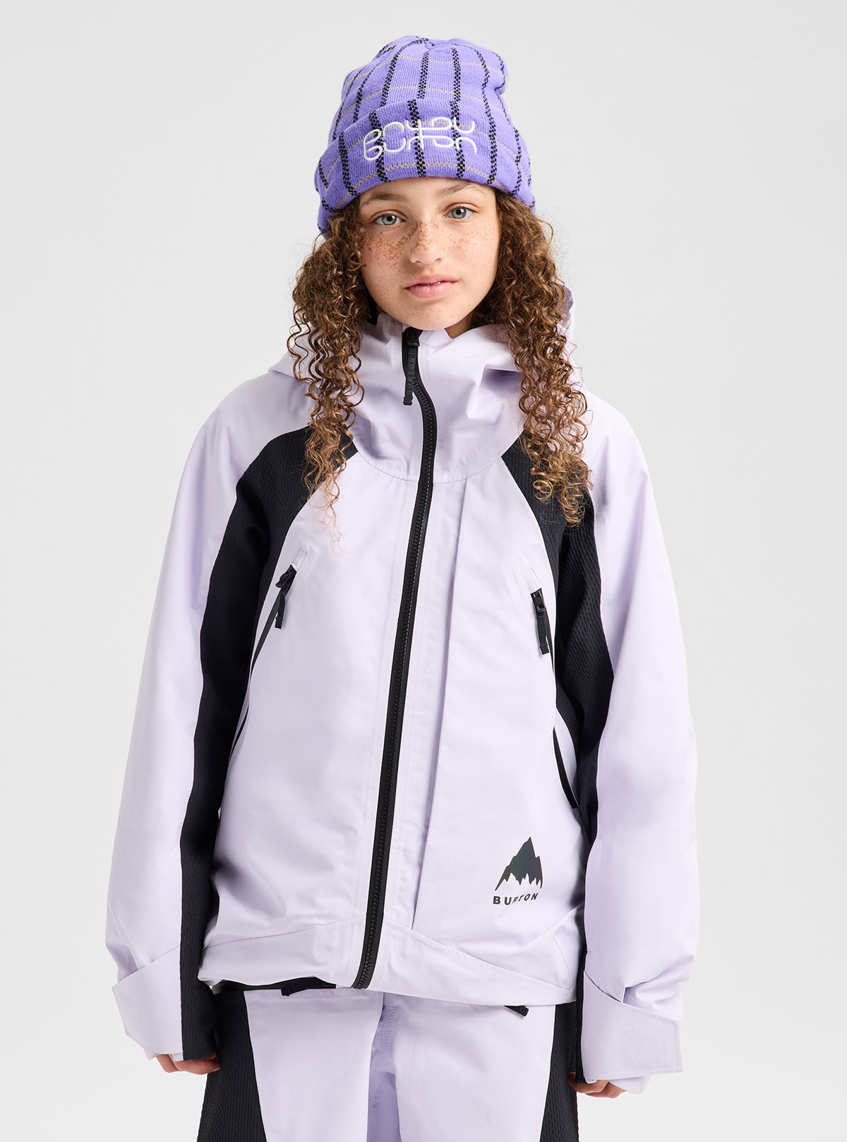 Kids' Burton Outbeam 3L Jacket System - Moondust Purple/True Black - Burton Jacket Outerwear - alternate view 3