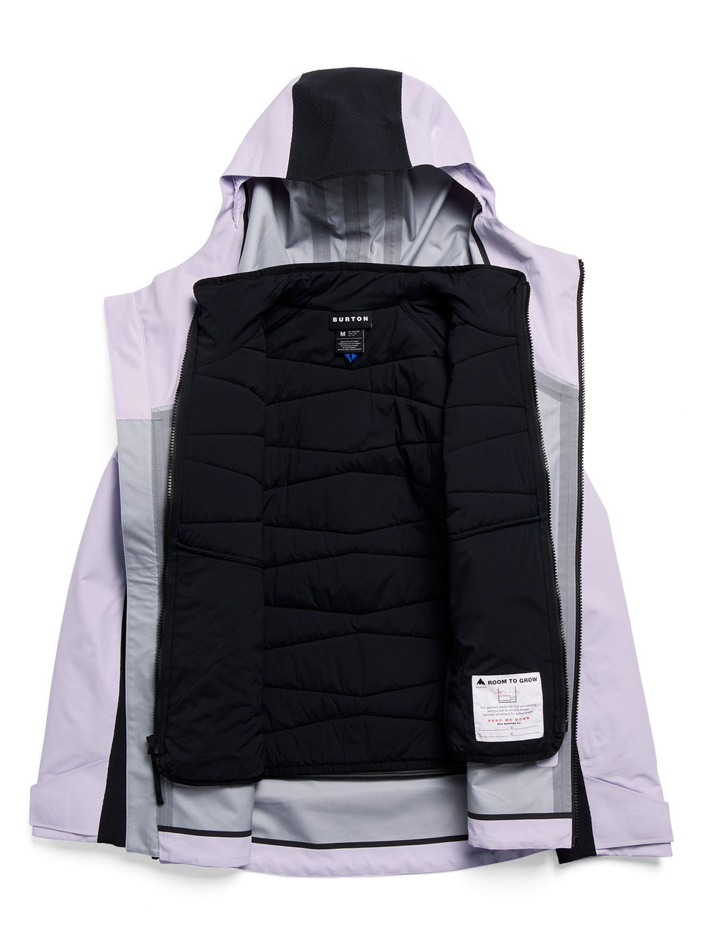 Kids' Burton Outbeam 3L Jacket System - Moondust Purple/True Black - Burton Jacket Outerwear - alternate view 7