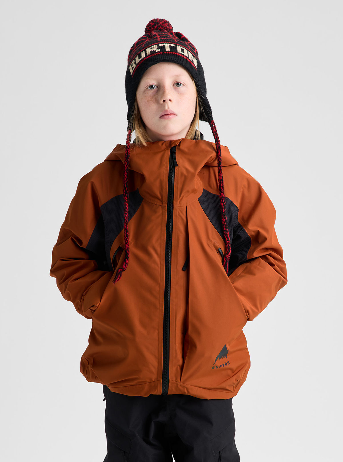 Kids' Burton Outbeam 3L Jacket System - Spiced Chai/True Black - Burton Jacket Outerwear - alternate view 3