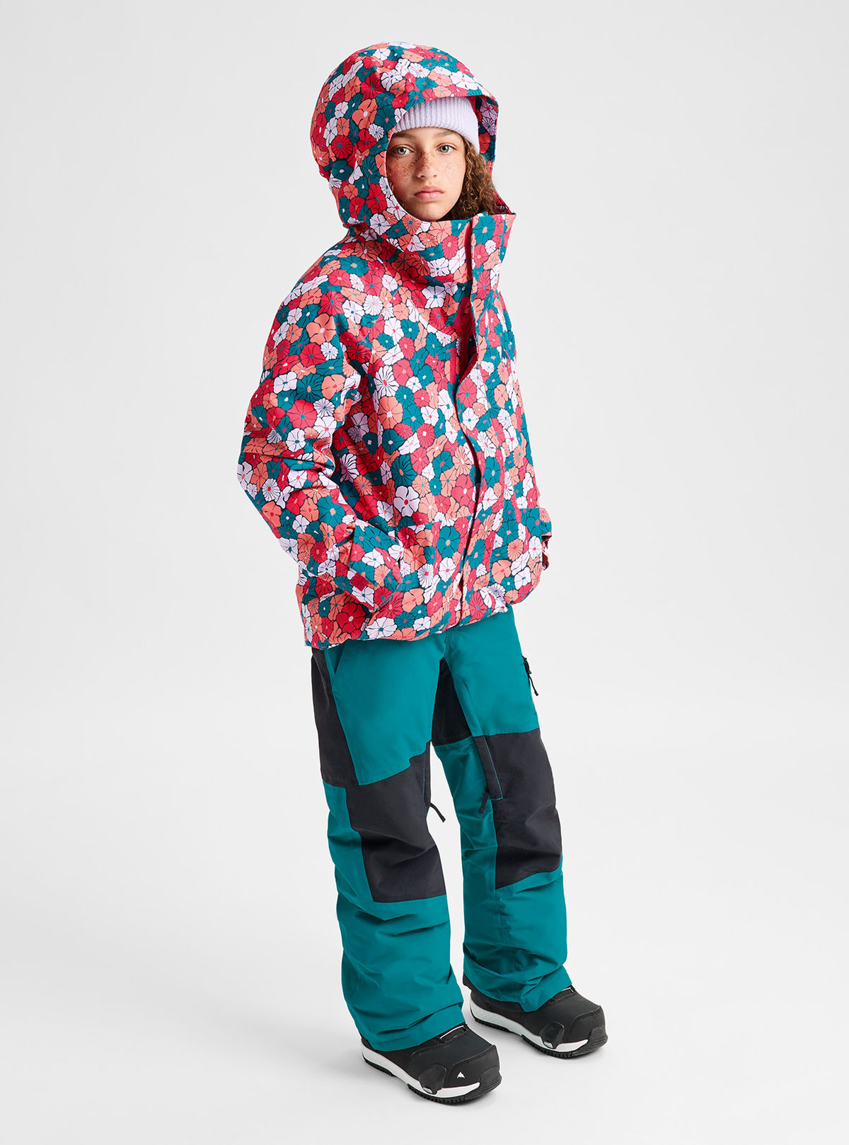 Kids' Burton Skimmer 2L Jacket - Pop Floral - Burton Jacket Outerwear - alternate view 2