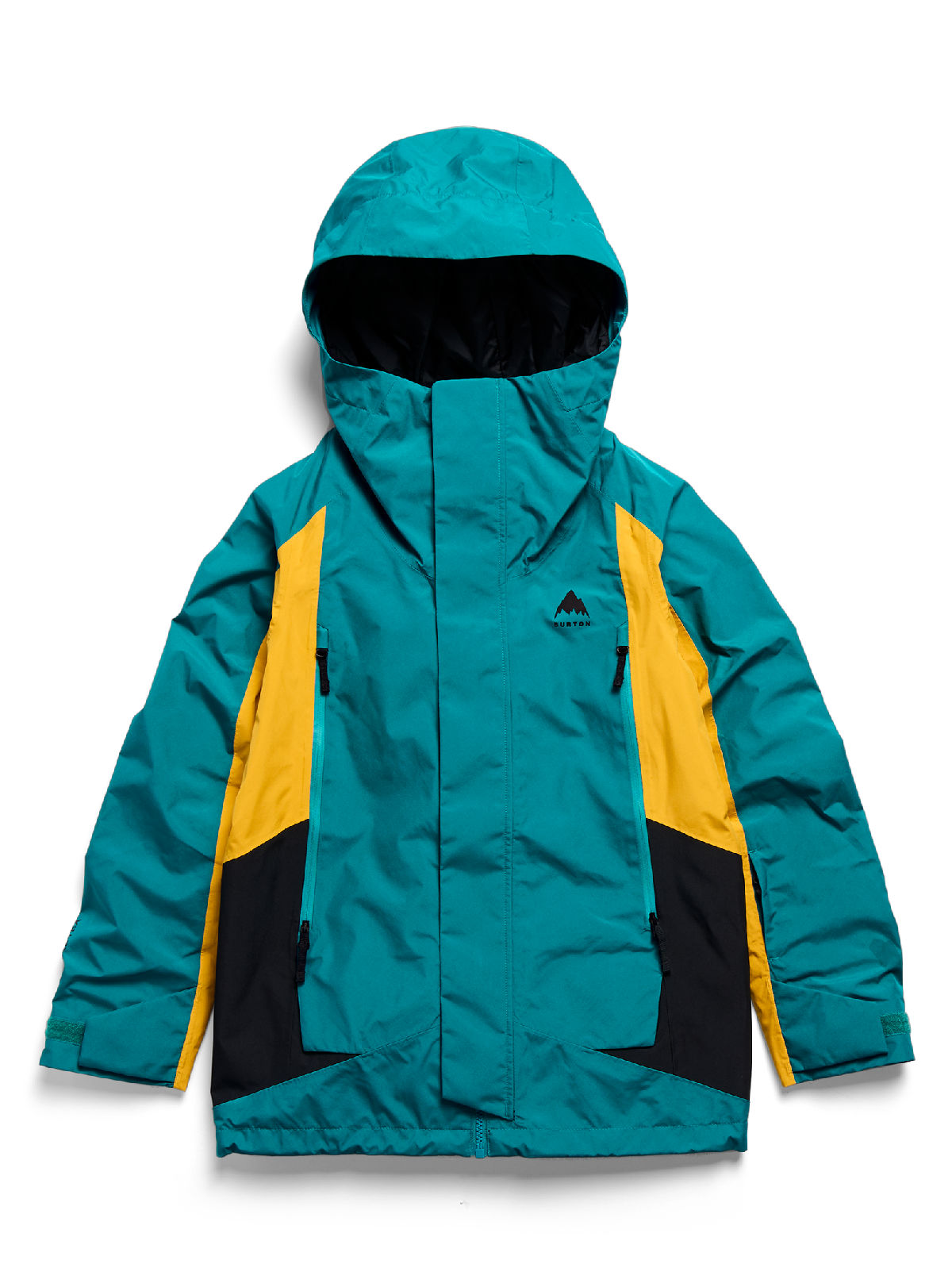Kids' Burton GORE-TEX Shell Jacket - Pacific Teal/Goldenrod/True Black - Burton Jacket Outerwear